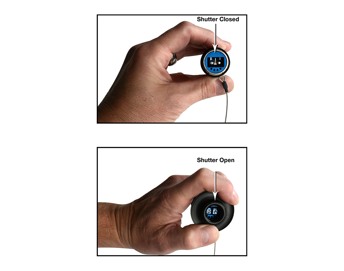 Camplex CMX-OPTIEYE opticalCON Shutter Restraint for Connector Cleaning