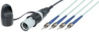 Camplex HF-OCL4M-0010 opticalCON LITE QUAD to QUAD Multimode Fiber Optic Tactical Patch Cable - 10 Foot