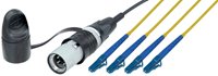 Camplex HF-OCL4M-0010 opticalCON LITE QUAD to QUAD Multimode Fiber Optic Tactical Patch Cable - 10 Foot