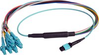 Camplex CMX-MTPMM & CMX-MTPSM MTP ST or LC 12 Fiber Breakout Cables