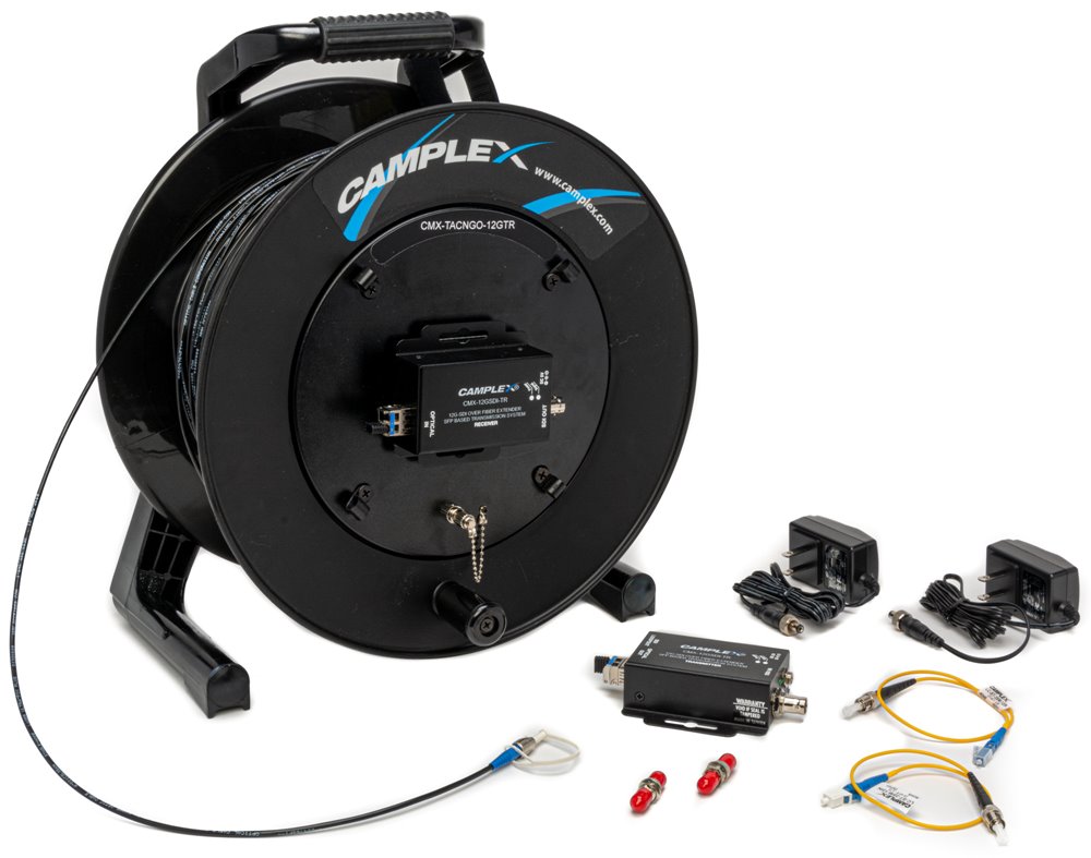 Cable Reel Fiber Optic Signal Extender | Camplex Tac-N-Go