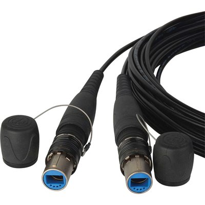 Camplex opticalCON DUO to opticalCON DUO Single Mode Fiber Optic Tactical Cable