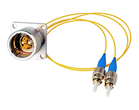 HF-EDWBI-ST-06IN Camplex LEMO EDW to Dual ST Internal Fiber Optic Breakout Cable - 6 Inch