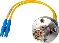 HF-EDWBI-ST-06IN Camplex LEMO EDW to Dual ST Internal Fiber Optic Breakout Cable - 6 Inch