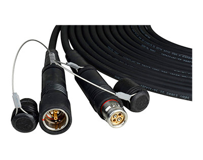 Camplex HF-FUWPUW Camera Cables with LEMO SMPTE Fiber Connectors