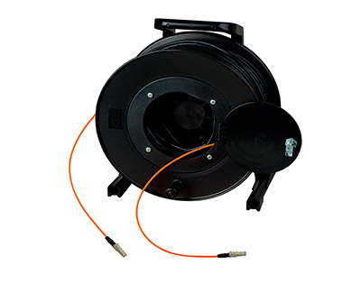 Camplex CMX-X3Q04MR1000 QPC TFOCA-II Compatible 4-Fiber OM4 Multimode Fiber  Optic Cable on Reel - 1000 Foot