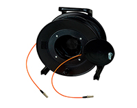 HF-TR1M1-LC-1000 TAC1 Simplex 1 Channel OM1 Multimode LC Fiber Optic Tactical Cable Reel 1000 Foot