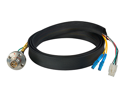 Camplex FCS015A-FR Hybrid Fiber Optic Receptacle Cable SMPTE/ARIB LC