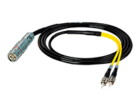 HF-FUWST-BO-06 Camplex LEMO FUW to Dual ST In-Line Fiber Optic Breakout Cable